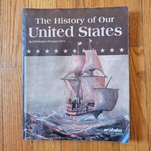 Abeka History United States 4 Work Text Book Reader Home School Consumable